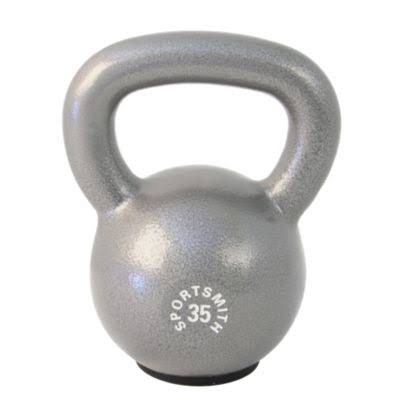 35 lb. Cast Iron Kettlebell with Rubber Base X14592