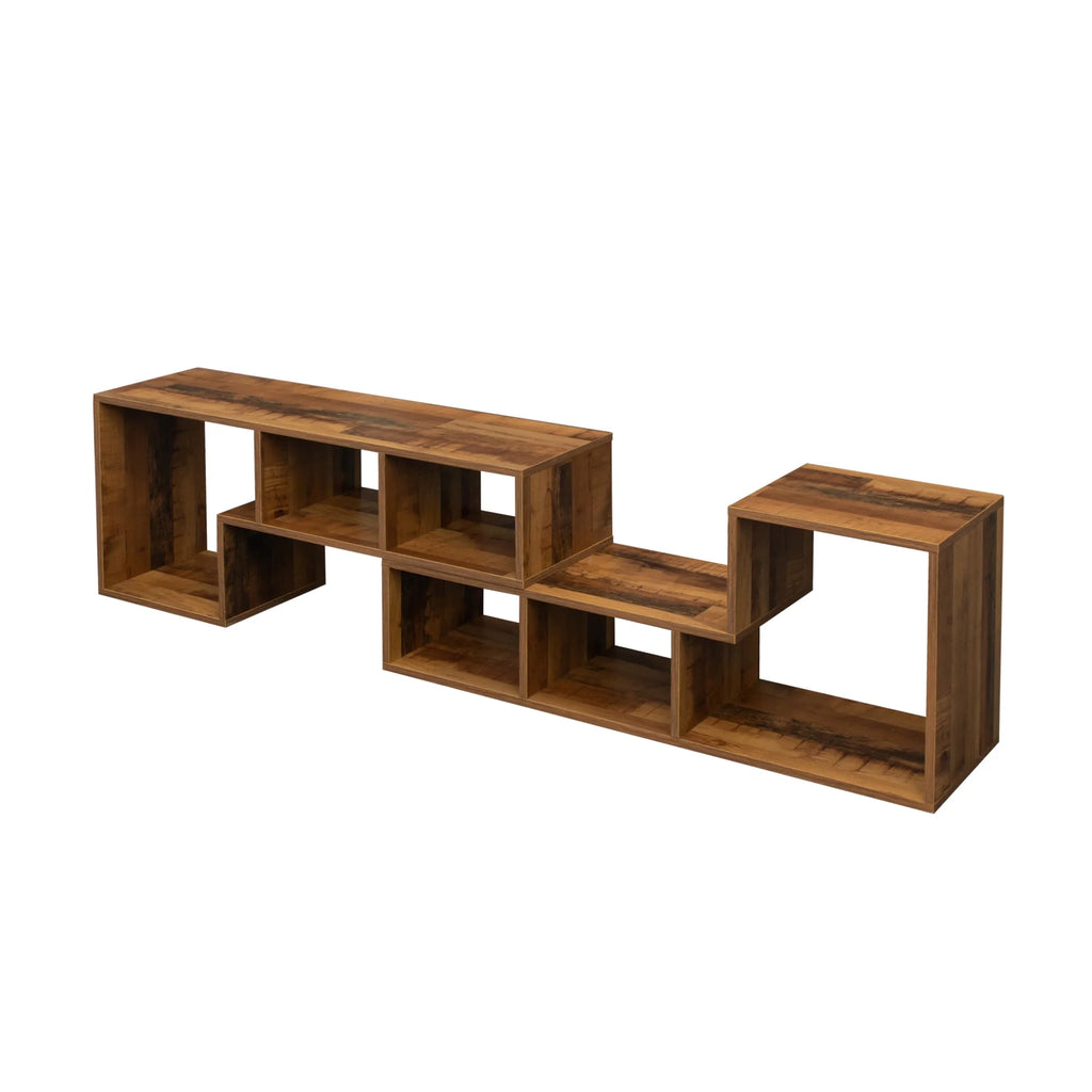 L-Shaped Oak Tv Stand U6997