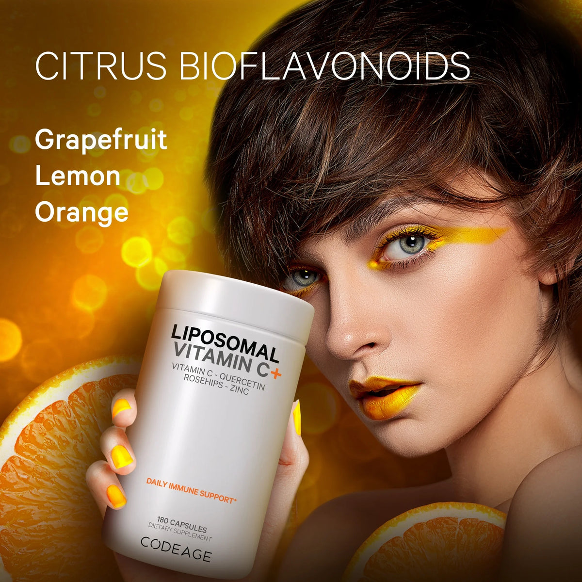 Liposomal Vitamin C 1500mg with Zinc, Elderberry, Quercetin & Rose Hips, 180 ct N4933