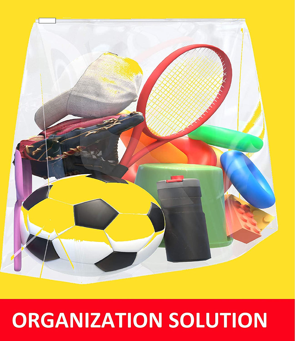 10 COUNT 5 Gallon 3 Mil Plastic Bag with Slider Top O50356
