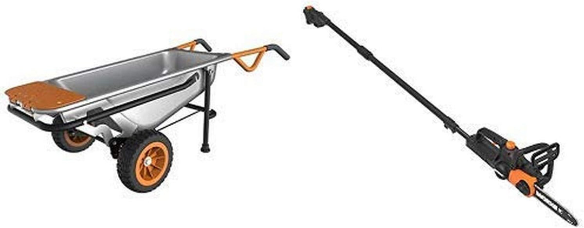 8-in-1 Yard Cart Wheelbarrow Dolly R423146