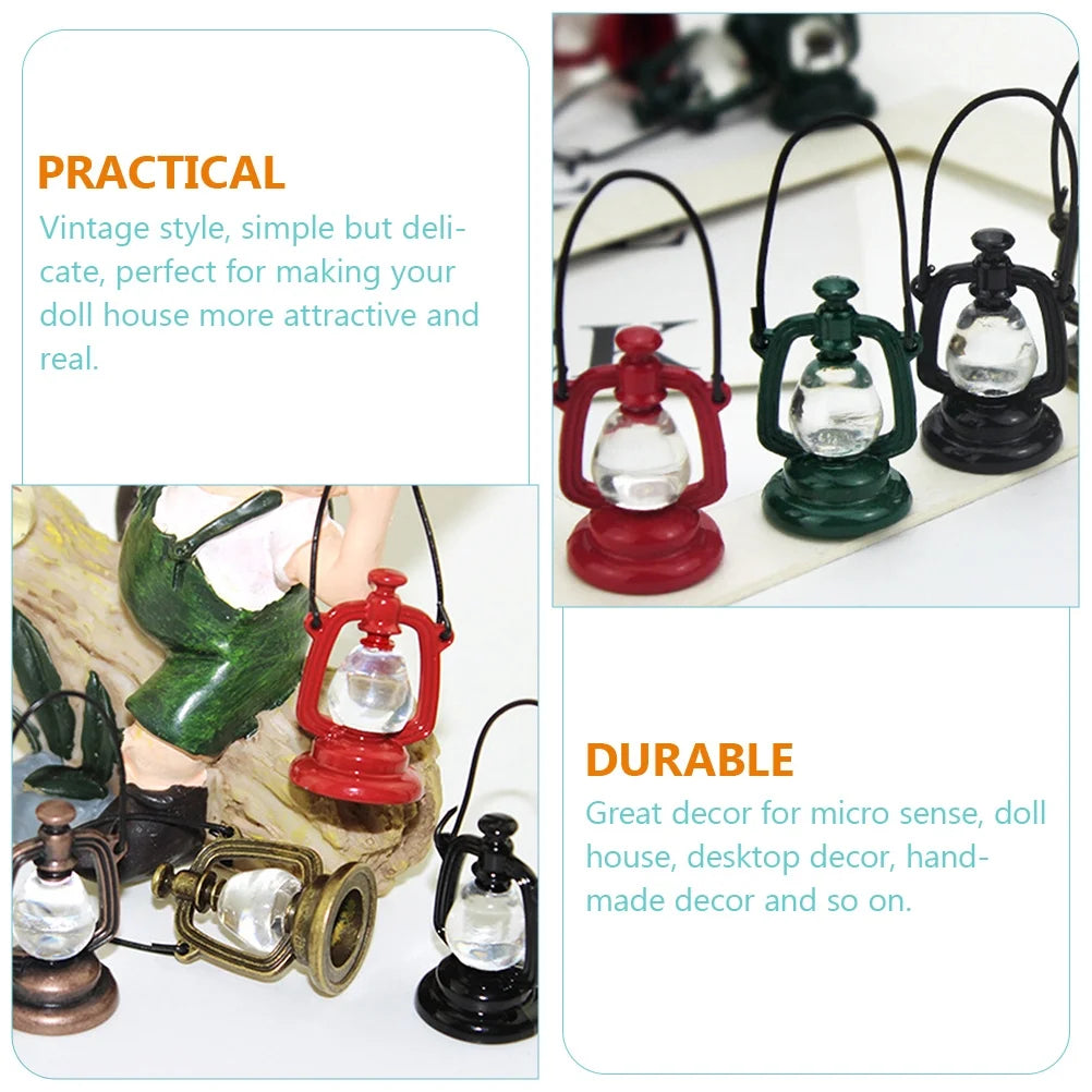 Vintage Miniature Lamps Dollhouse Furniture Accessories U993