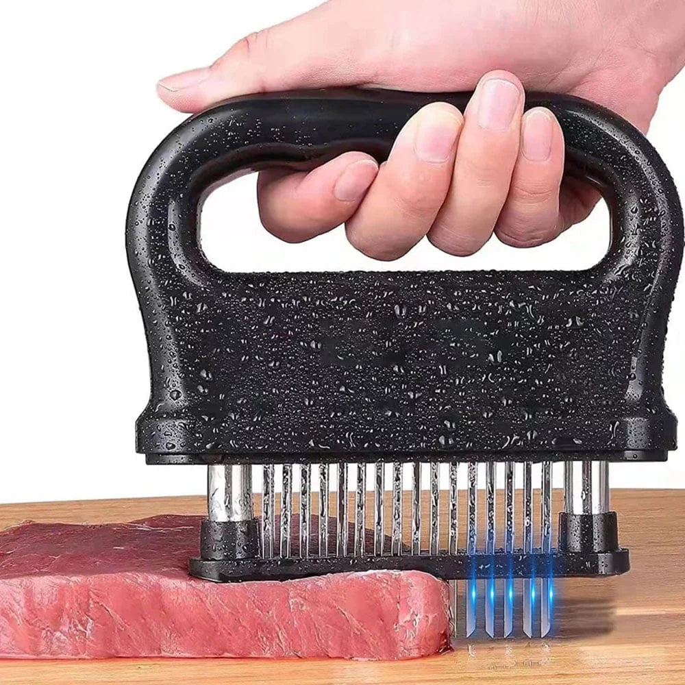 Meat Tenderizer Tool with 48 Stainless Steel Needle Blades B516