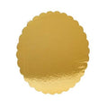 9 inch Gold Scalloped Cake Circle Z5810