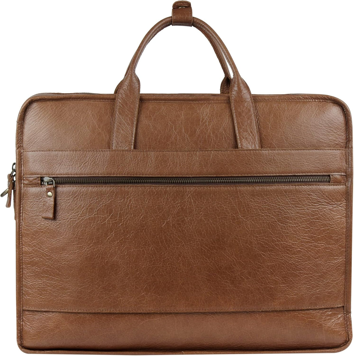 18 Inch Genuine Leather Messenger Laptop Bag C790