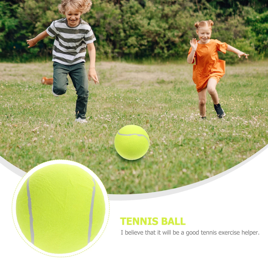 Yellow Inflatable Flannel Ball W7479