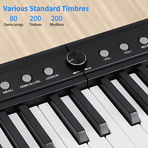88 Key Semi Weighted Digital Piano with Bluetooth MIDI I7392