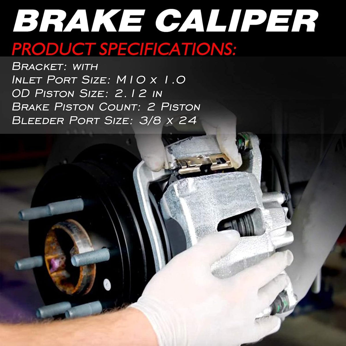 Set of 2 Front Brake Caliper Replacement for Ford F-150 2012-2016 W61144
