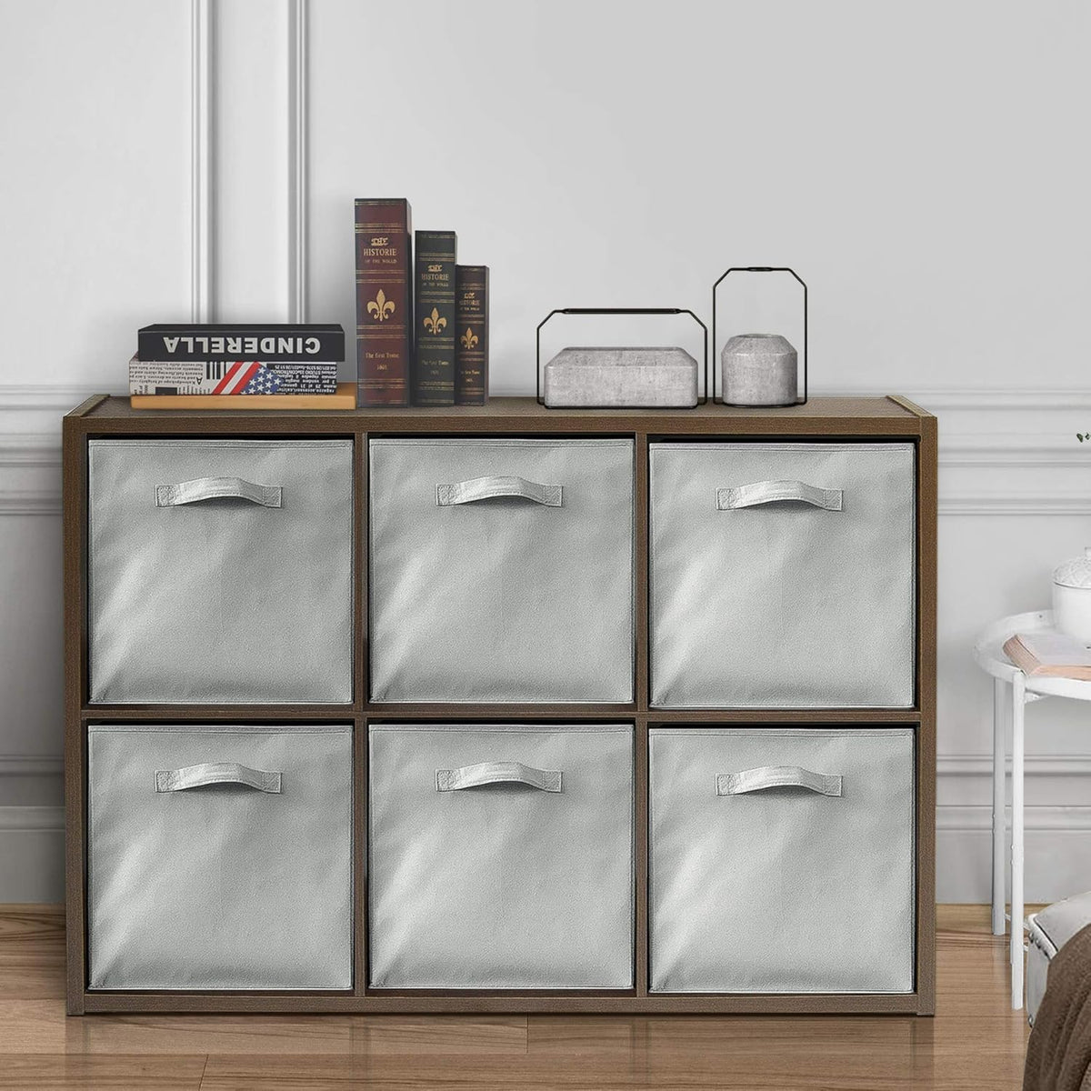 Espresso or White Cube Storage Organizer U544235