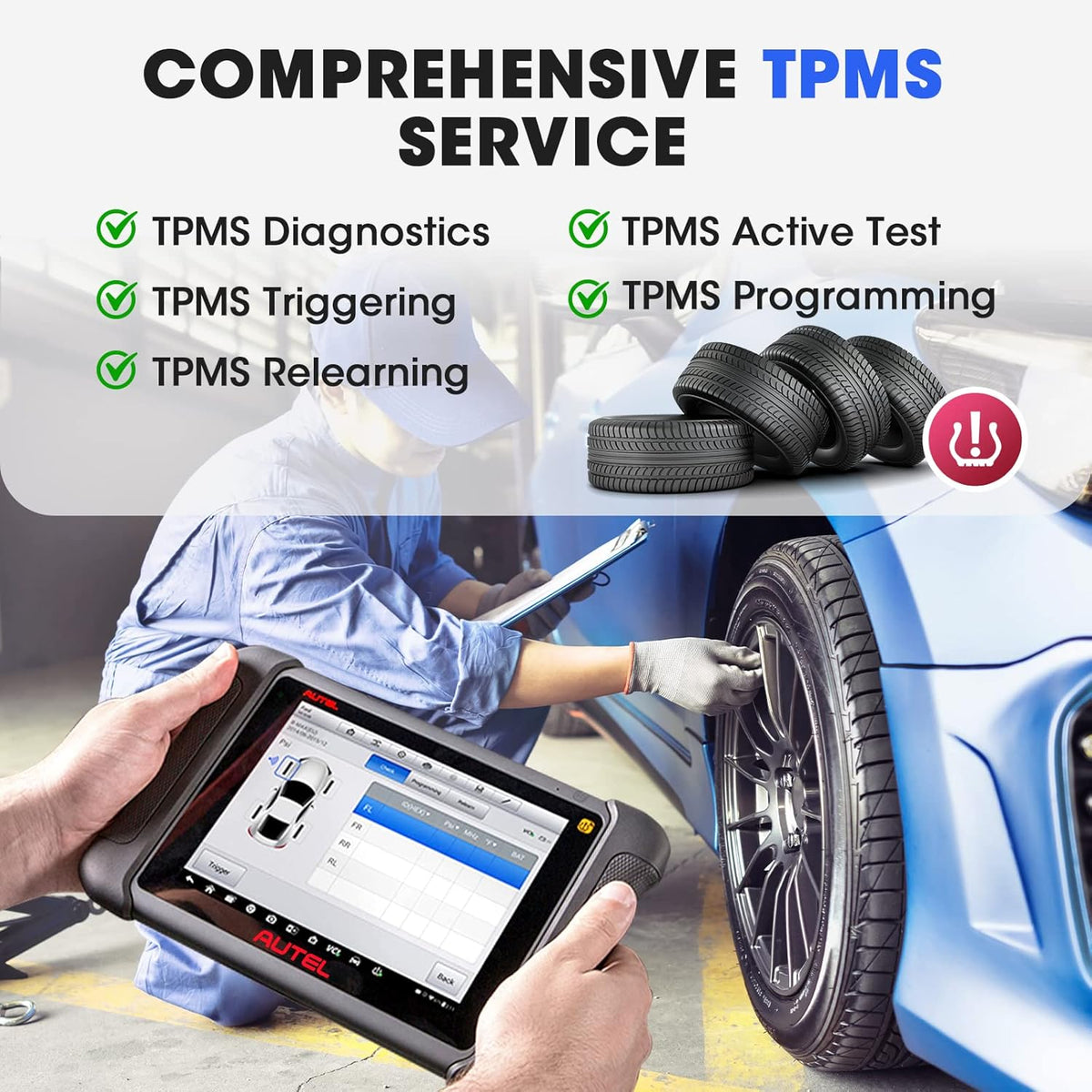 Autel MaxiPRO MP808TS Scanner with TPMS Service C396565