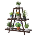 3 Tier 8 Potted Bamboo Plant Stand Q711