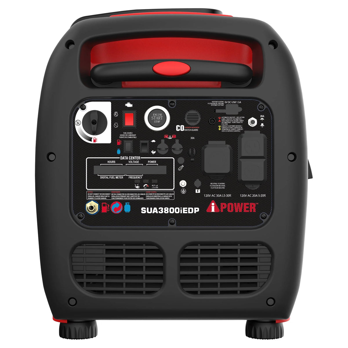 3,800-Watt Dual Fuel Portable Inverter Generator with CO Sensor U532693