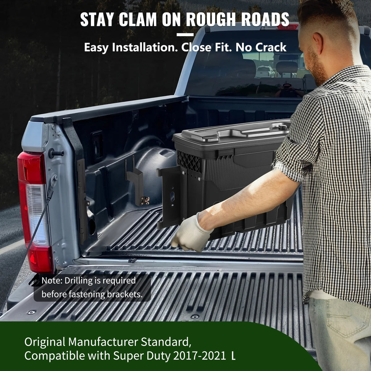 Truck Bed Storage Box Lockable Pivot Z10013