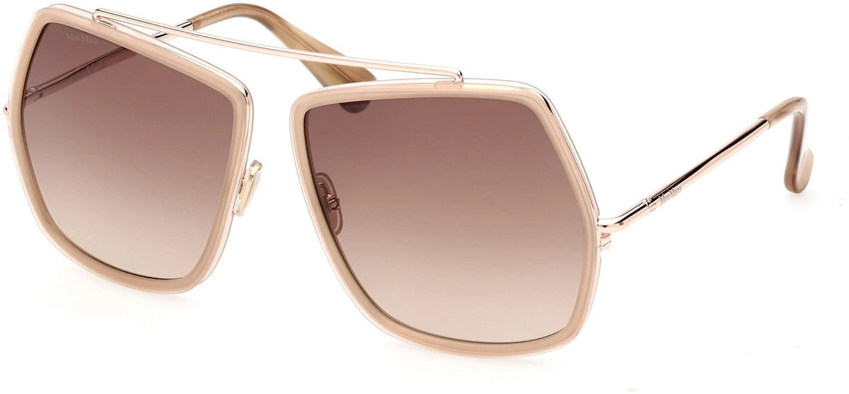 Shiny Rose Gold Sunglasses O7528