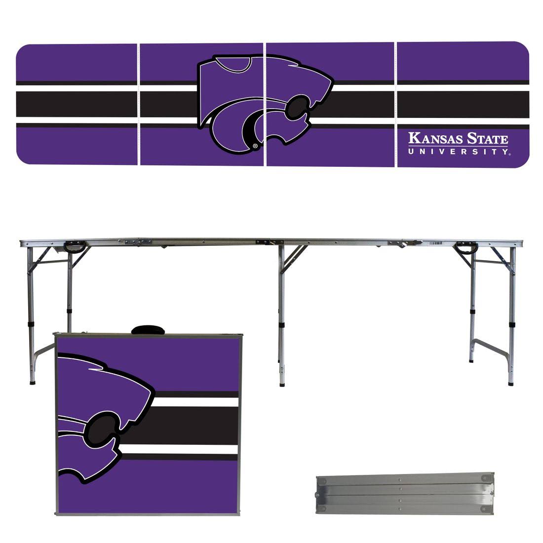 Purple/Grey Portable Folding Tailgate Table C583262