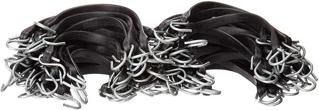 Pack of 50 41 inch Rubber Bungee Cords with Metal S Hooks I488524