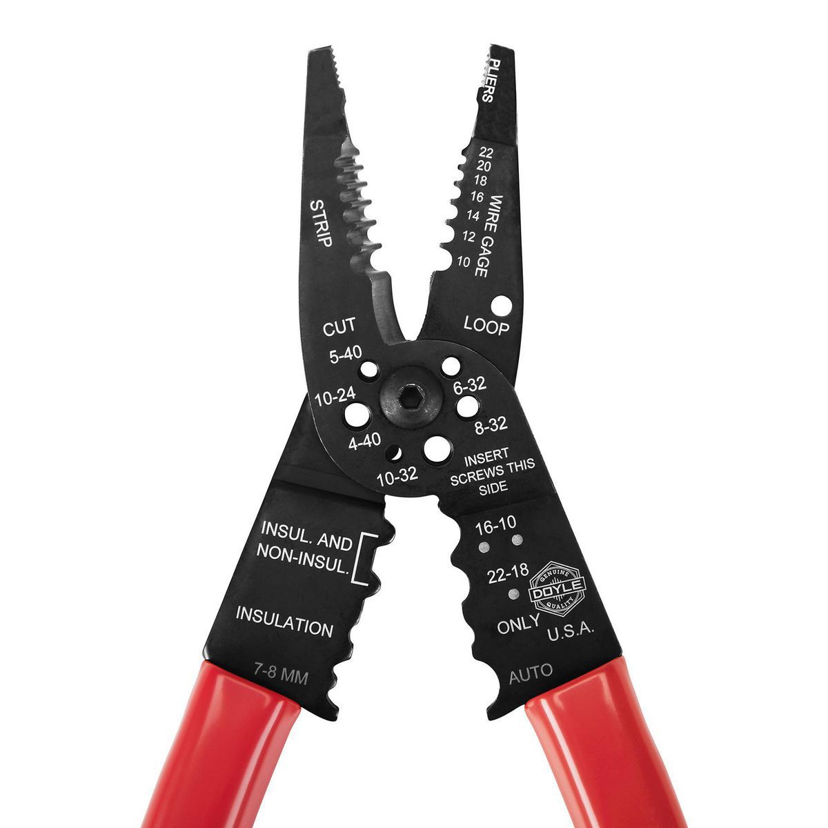 8 in. Long-Nose Wire Stripper and Crimper U654970