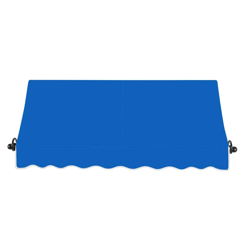 Bright Blue Acrylic Fabric Fixed Awning N923238
