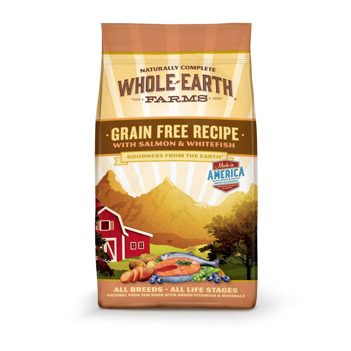 Grain Free Dry Dog Food Salmon & Whitefish Recipe N3139