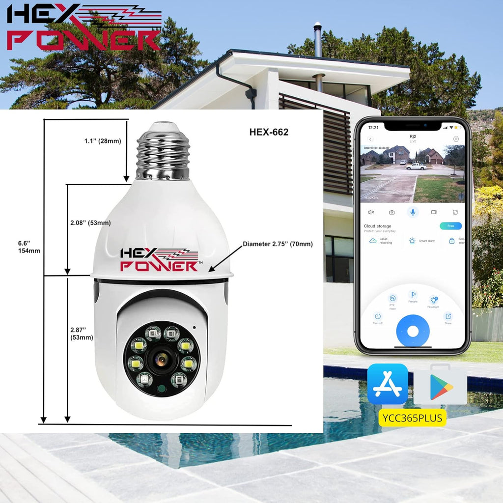 2 Pack 1080P WiFi PTZ IP Camera G335