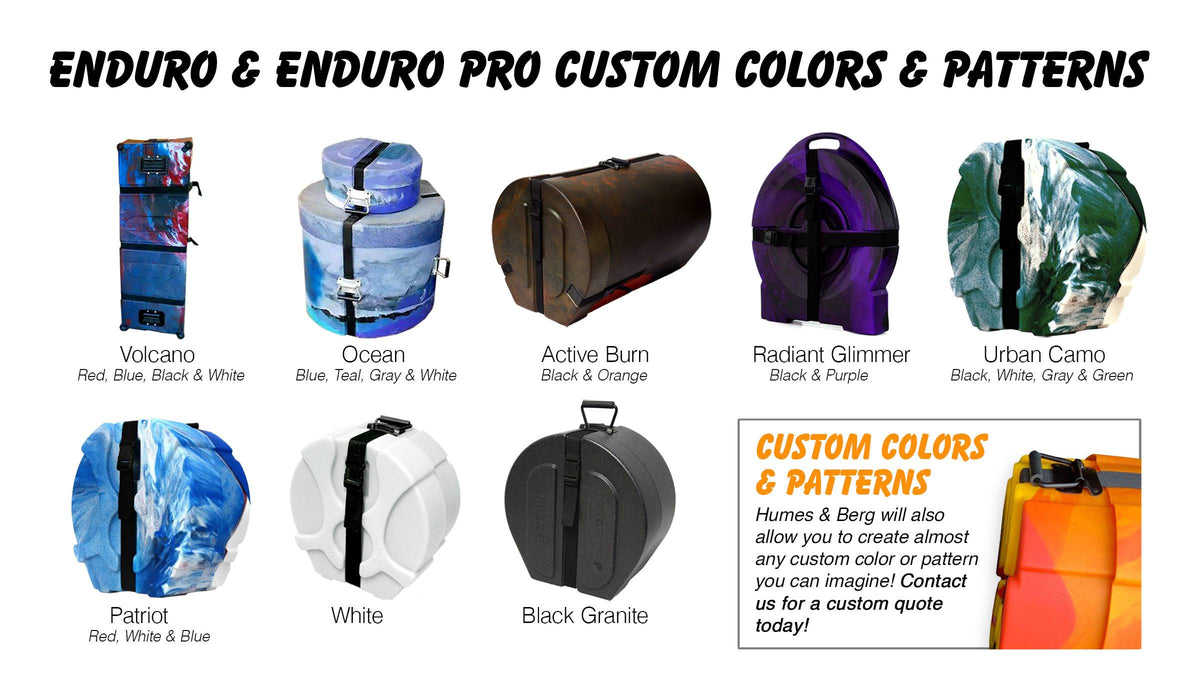 Black 24 x 16 in. Bass Drum Case with Foam Z34562