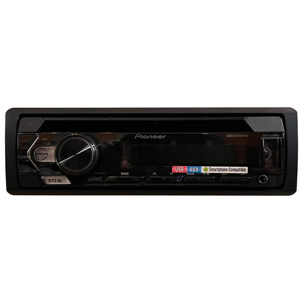 Single DIN AM/FM CD Receiver with 6.5 120W Marine Speakers S955479