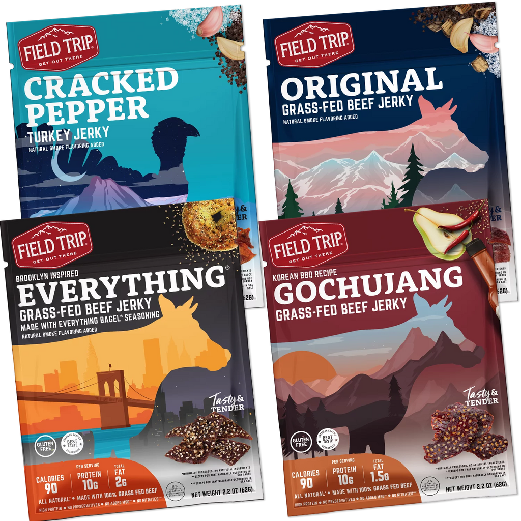 Mixed Flavors Jerky 2.2oz 4pk H864