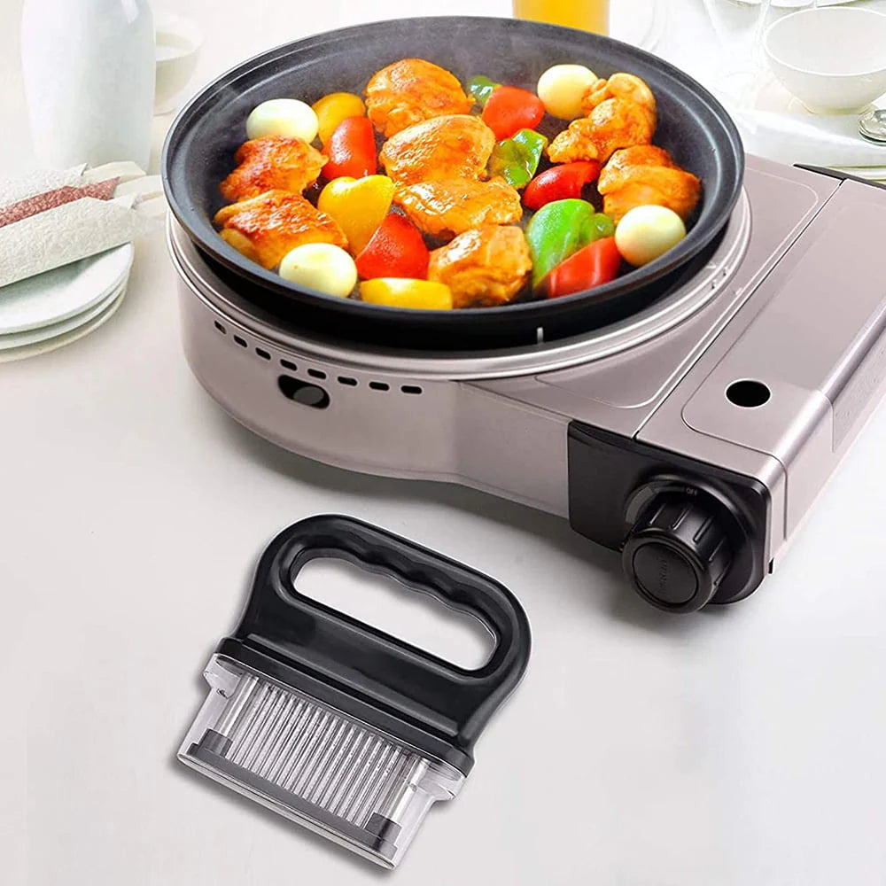 Meat Tenderizer Tool with 48 Stainless Steel Needle Blades B516