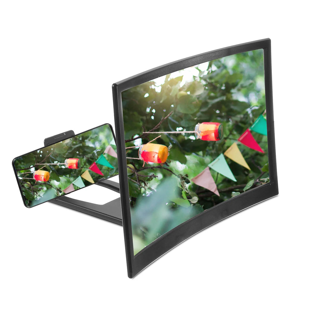 Black 3D HD Screen Magnifier Stand T344