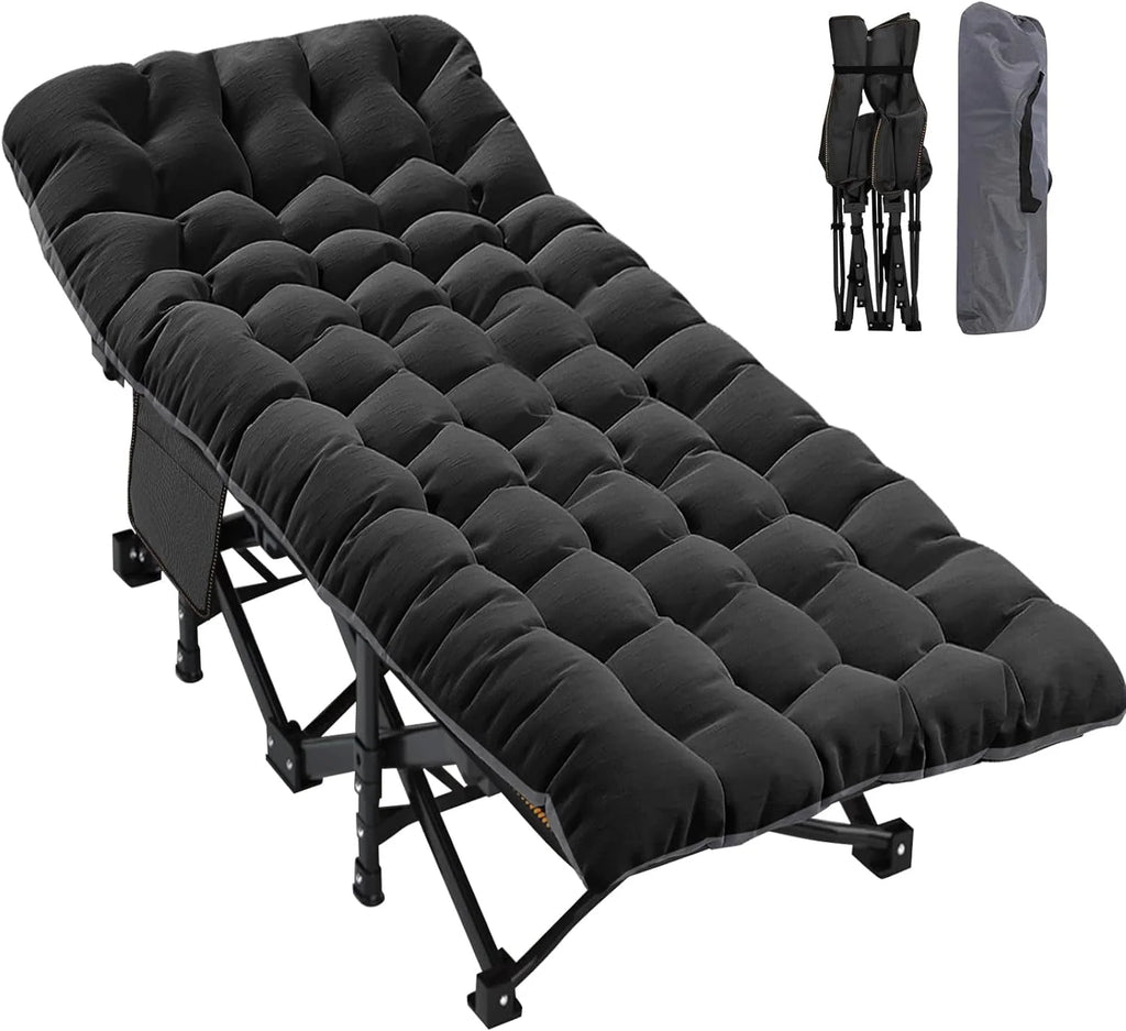 Folding Cot with 3.3 Inch Mattress and Carry Bag E509772