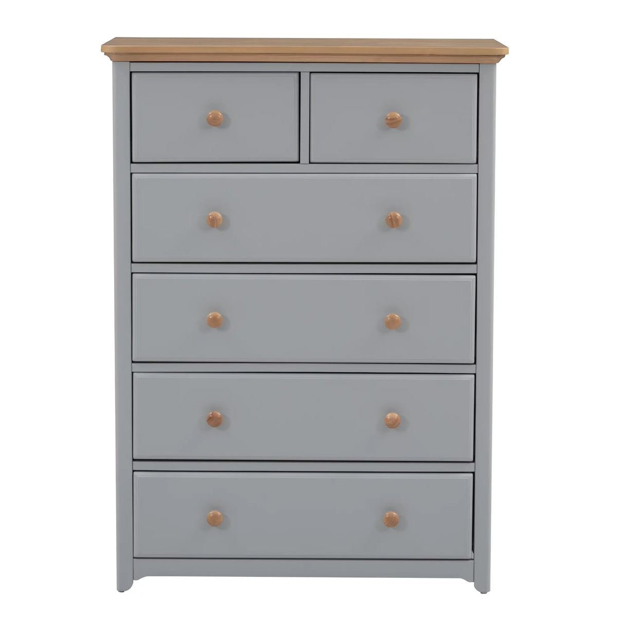 Rustic Wooden 6 Drawer Storage Cabinet R868308