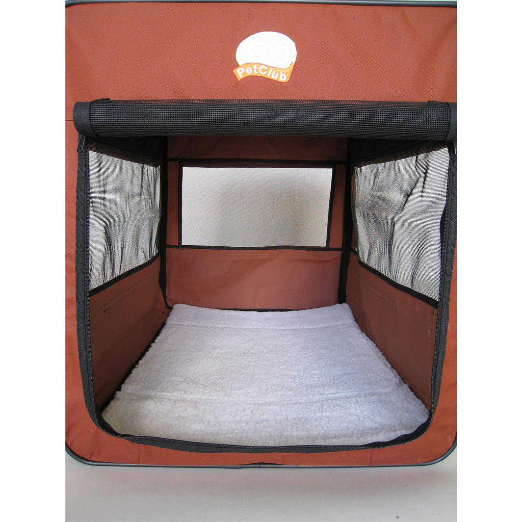 Brown Soft Dog Crate S4549