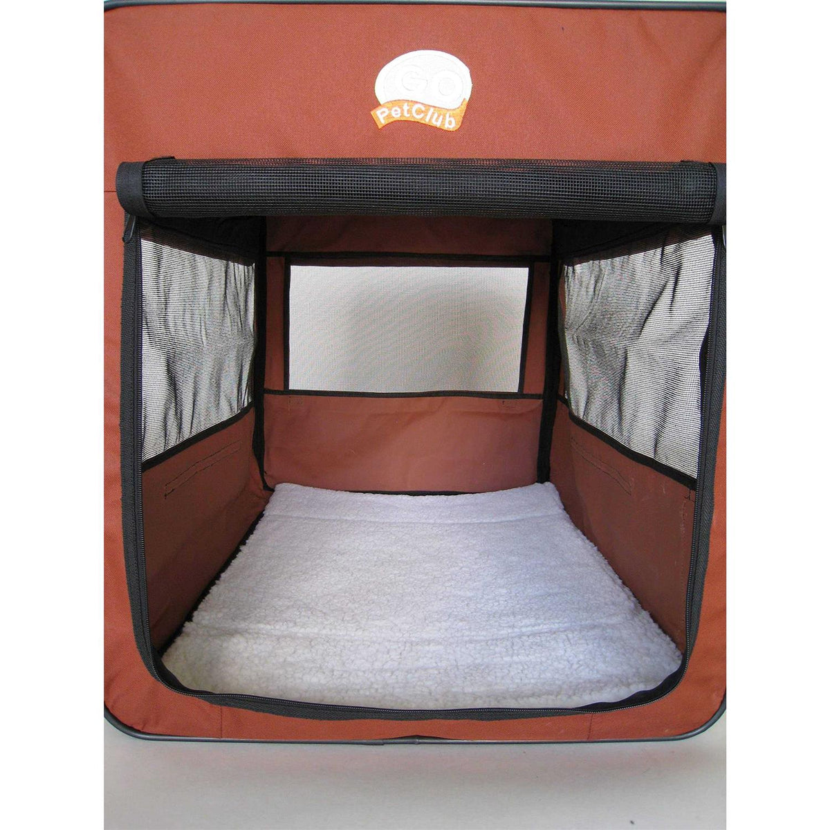 Brown Soft Dog Crate S4549