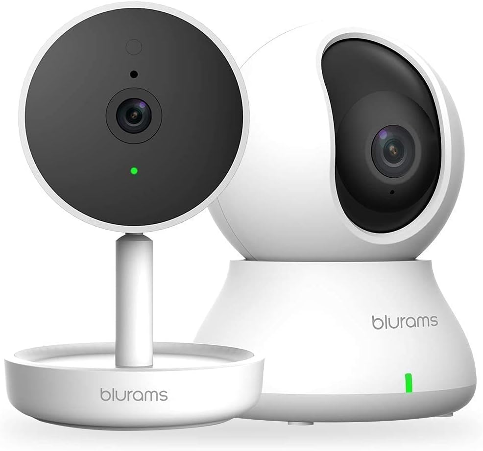Indoor Security Camera Bundle Set, 1080p Baby Monitor Pet/Nanny Camera with Two-Way Audio, IR Night Vision, Pack of 2 V780