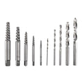 Screw Extractor and Left-Hand Drill Bit Combo Set, 10-Piece Y47390