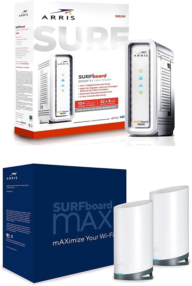 DOCSIS 3.1 Gigabit Cable Modem, White Y81773