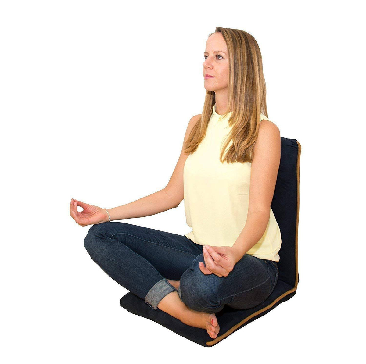 Padded Floor Chair with Adjustable Backrest P85278