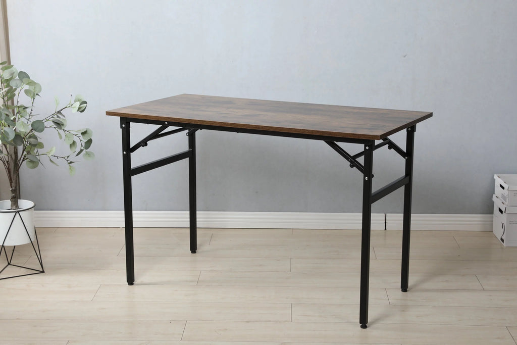 Folding Table Desk 31.5x15.7 Inches Black Z60374