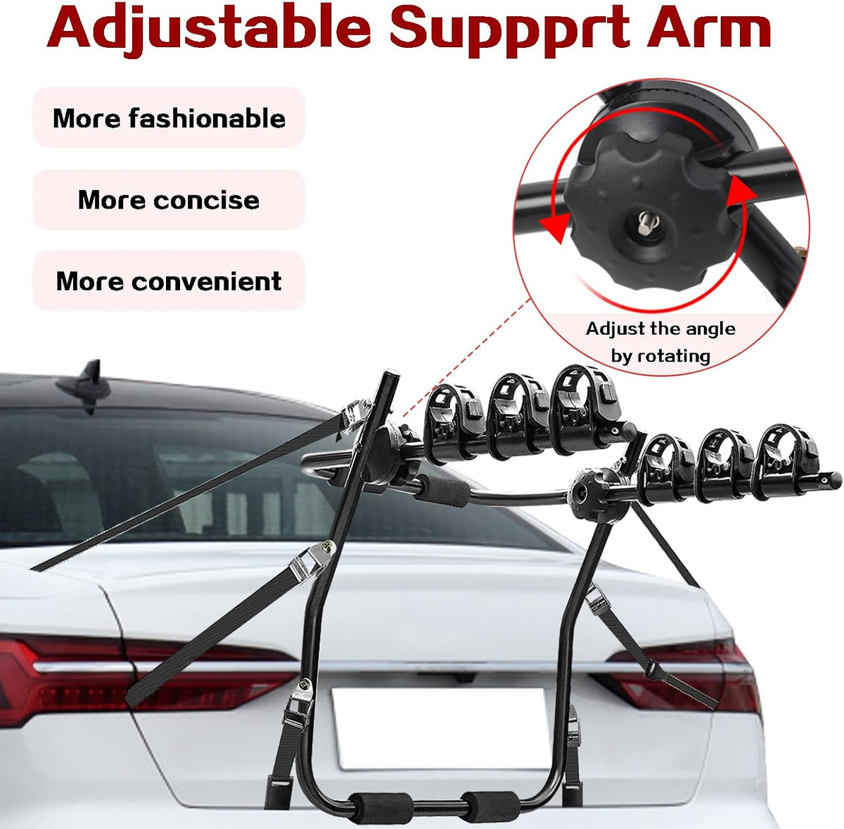 3 Bike Trunk Mount Bike Racks Pack of 2 W300