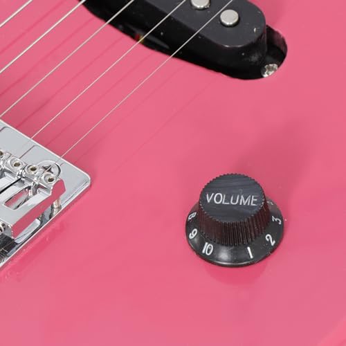 30 Inch Solid Wood Body Black Electric Guitar Starter Kit with 5W Amplifier K47786