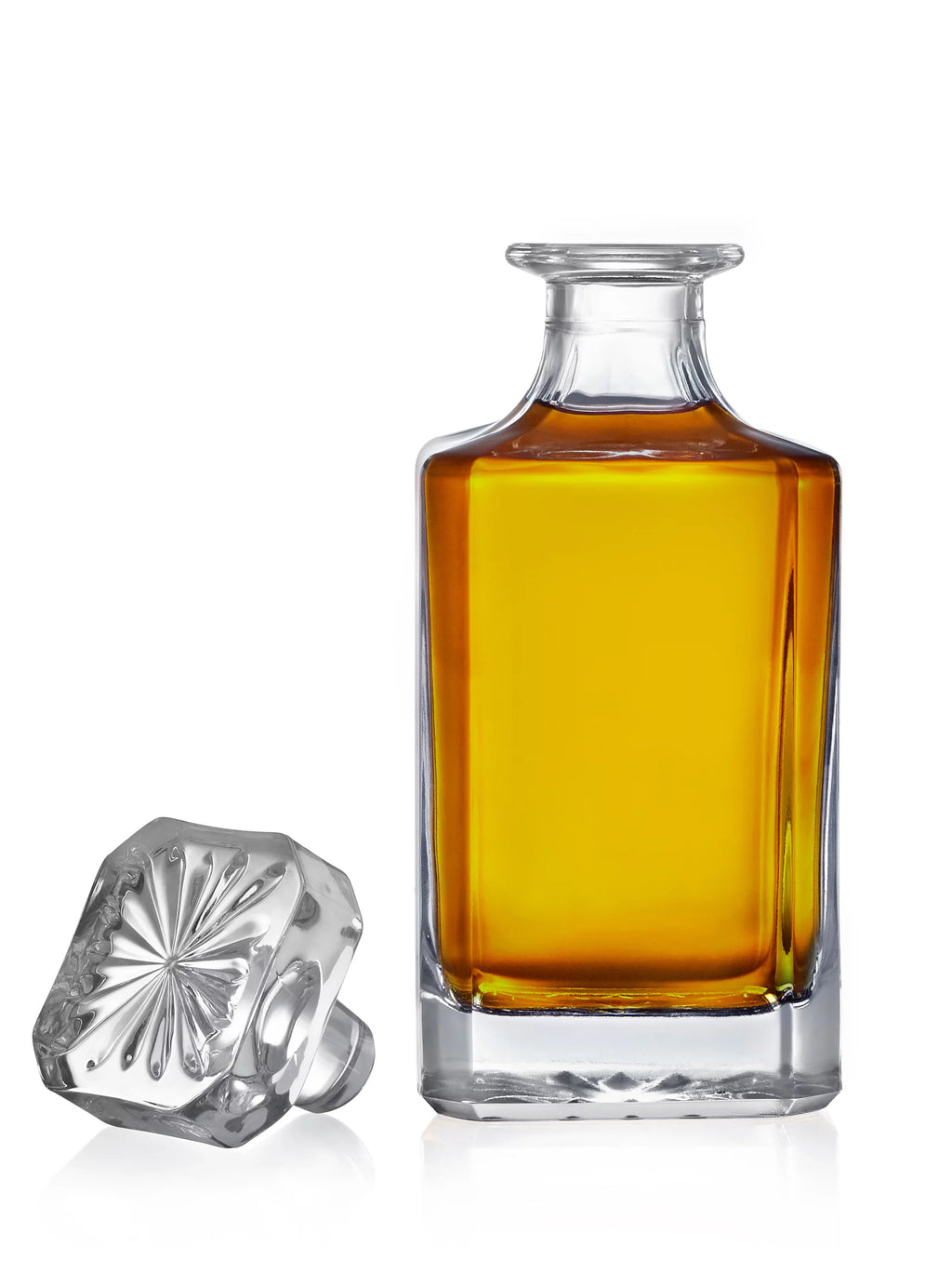 Glass Whiskey Decanter with Airtight Stopper, 750 ml, 6-Pack W8398