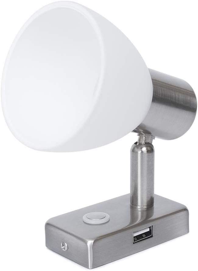 12V LED Reading Light with USB Port Dimmable Two Pack N693