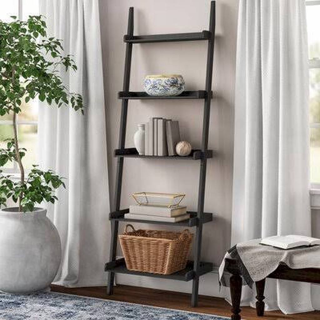 Black Ladder Bookcase I893088