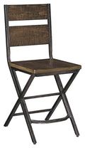 Medium Brown Barstool Set of 2 S52511