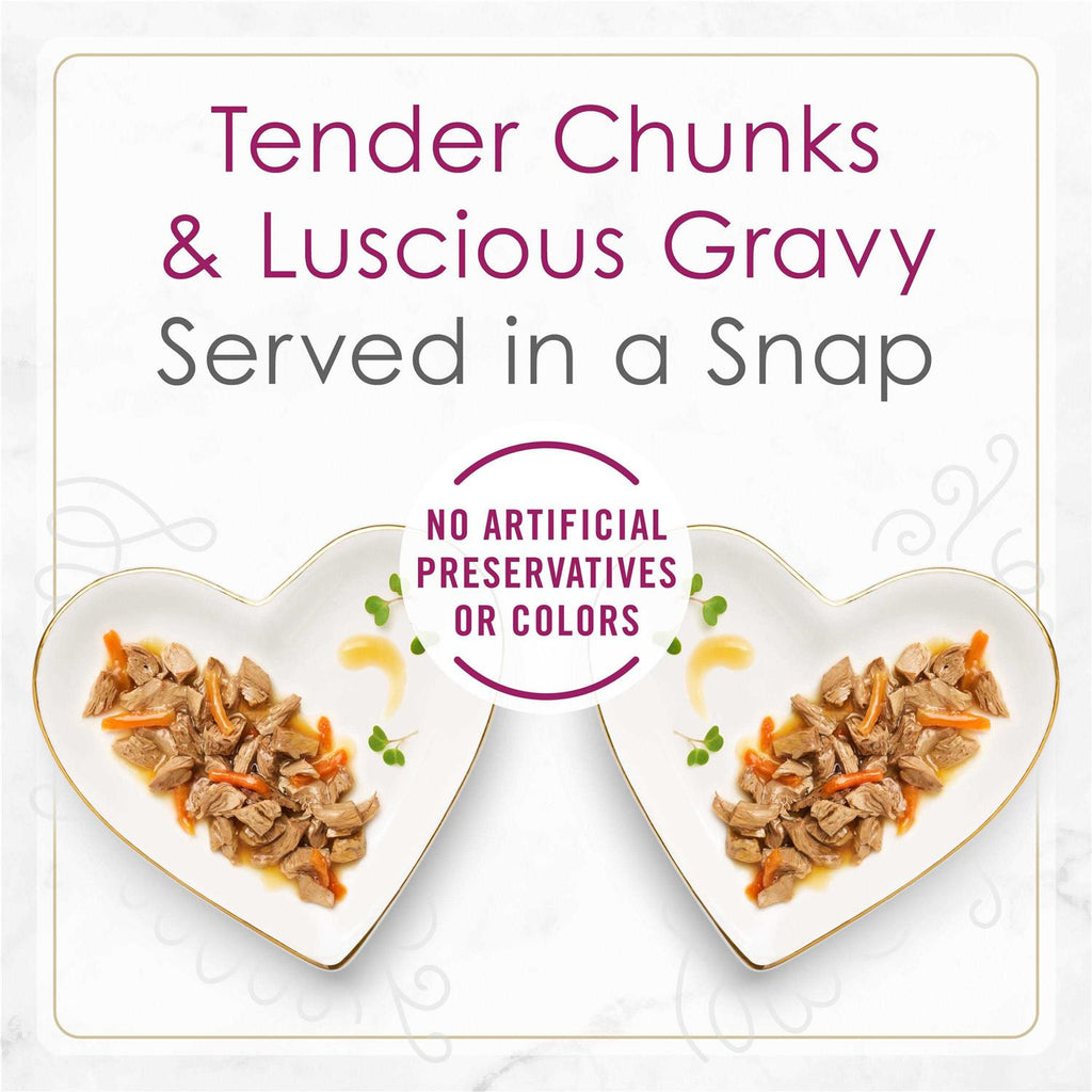 Wet Cat Food Tender Beef with Carrots V48397