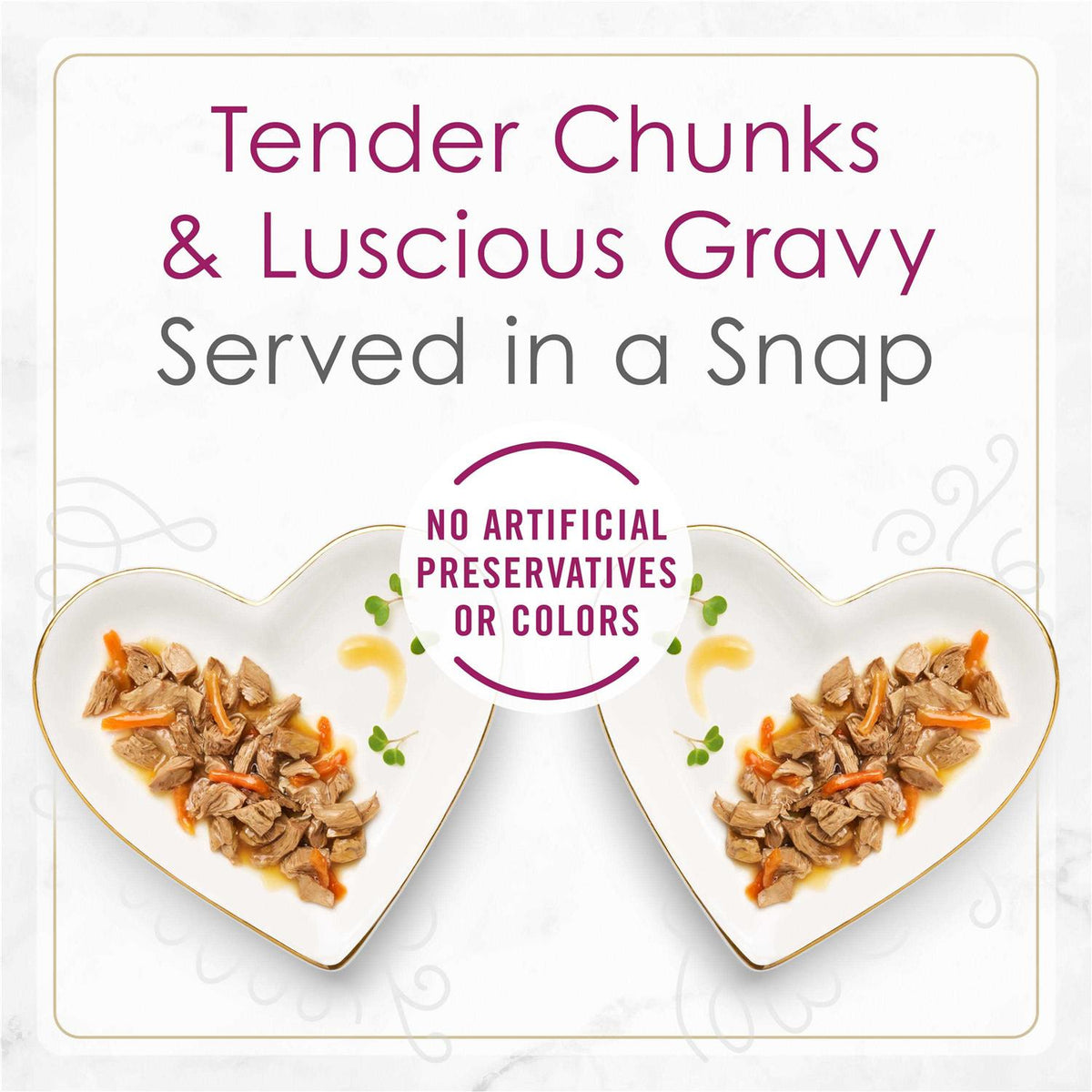 Wet Cat Food Tender Beef with Carrots V48397