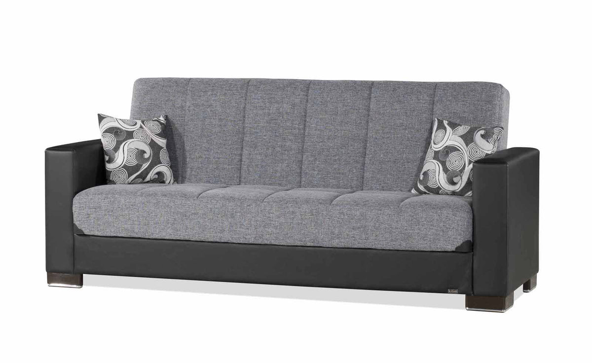 Gray & Black Sofa Bed Y45885