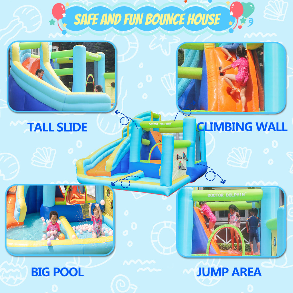 Inflatable Water Park Bounce House with Blower A9210