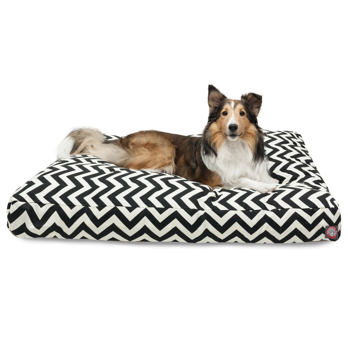 Black Extra Large Rectangle Dog Bed U668