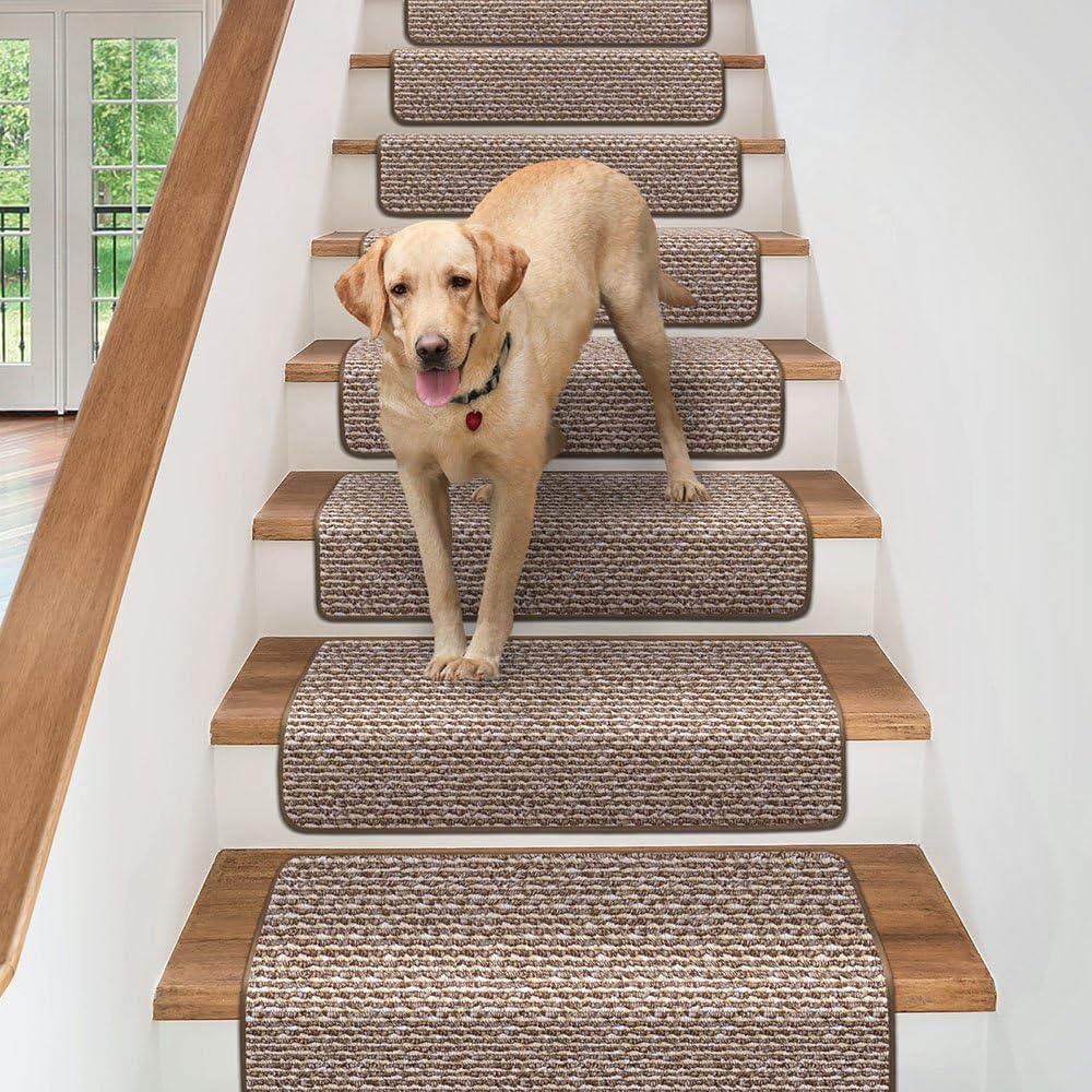 Set of 15 Attachable Carpet Stair Treads R5854